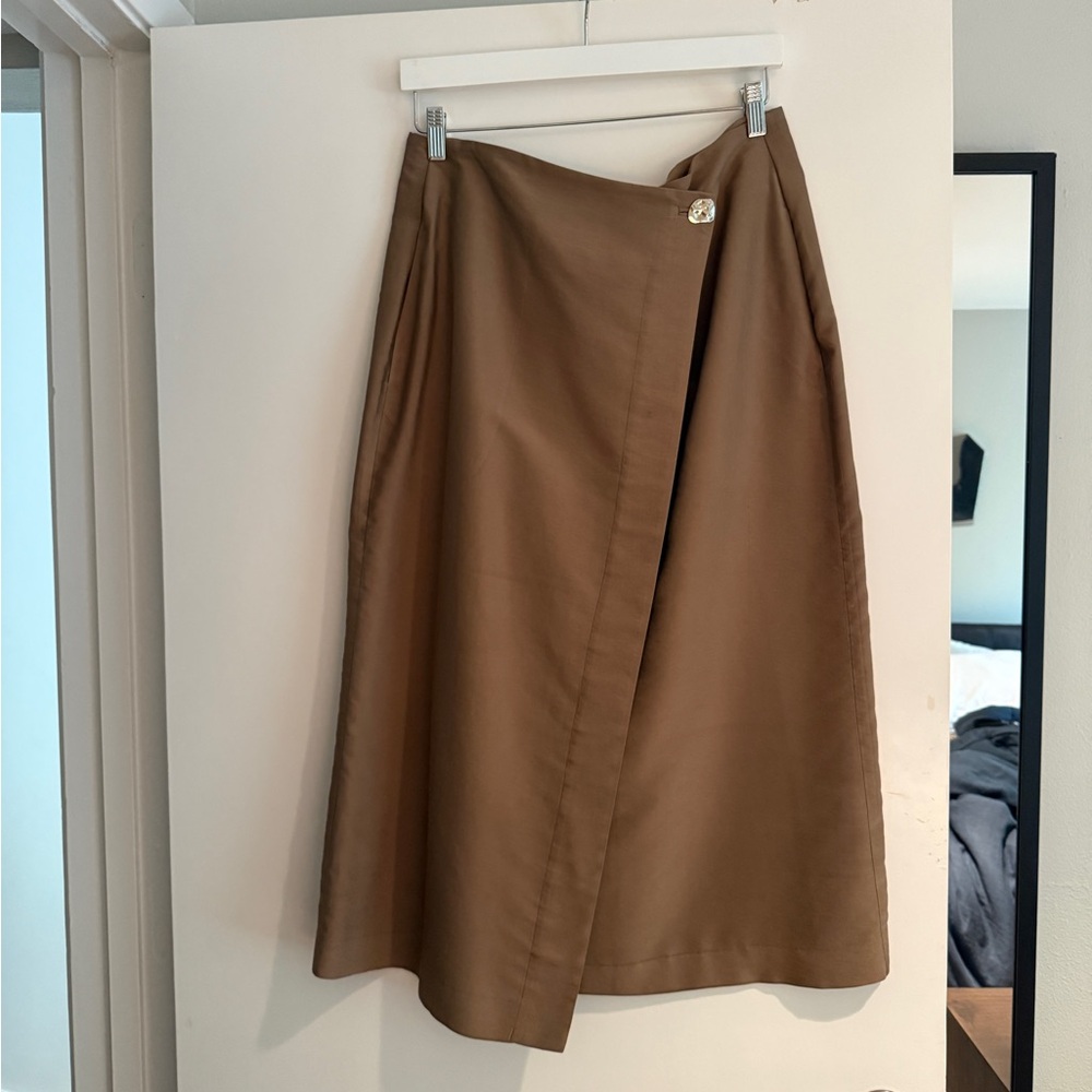 Vince Asymmetric Wrap Skirt - Picture 6 of 10